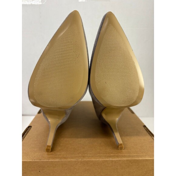 Journee Collection Women's Markie Gray Mid-Calf Boots Zip-On Stiletto Heel 9.5M - Picture 6 of 6